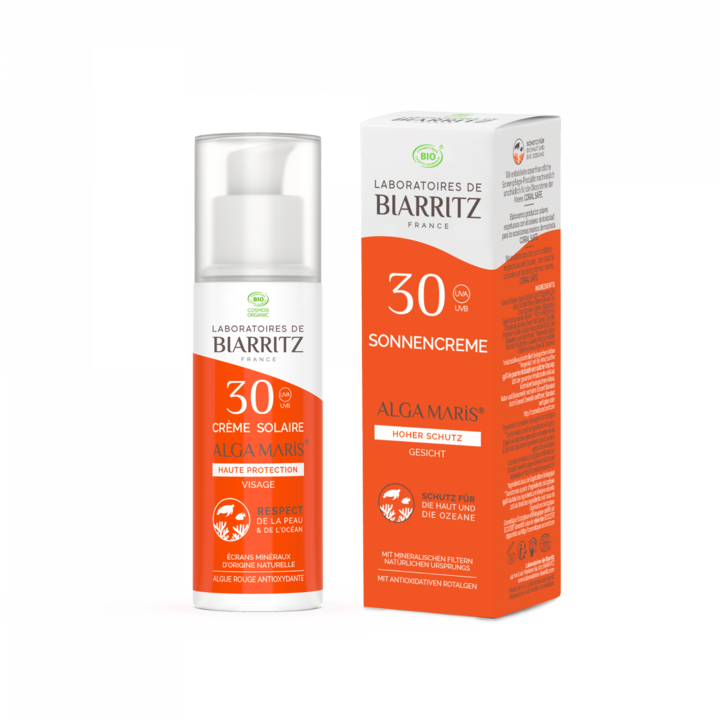 Immagine prodotto Laboratoires de Biarritz Latte solare viso e corpo (Latte solare, SPF 30, 100 ml, 151 g)