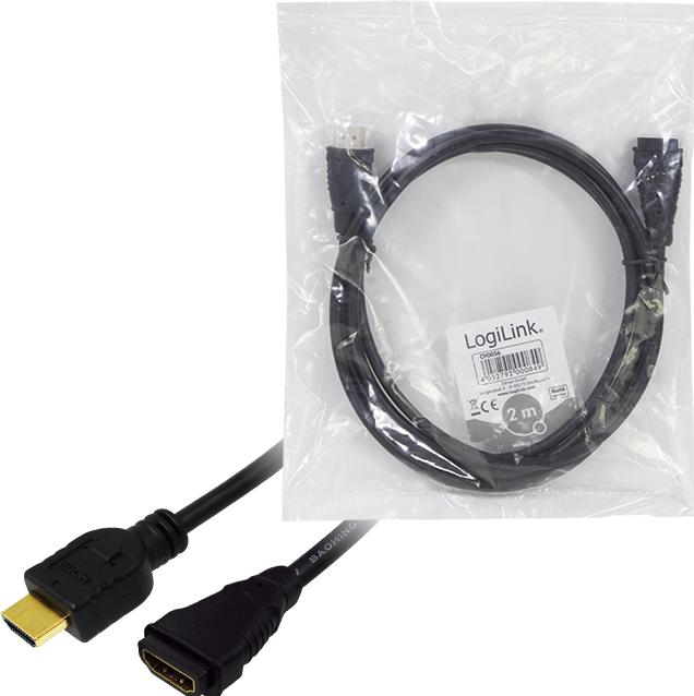 Image du produit LogiLink HDMI (Typ A) — HDMI (Typ A) (2 m)