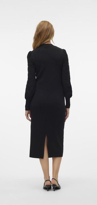 Image du produit Vero Moda Maternity Coupe ajustée Haut fermé Manches ballon Robe midi Robe en maille (XS)