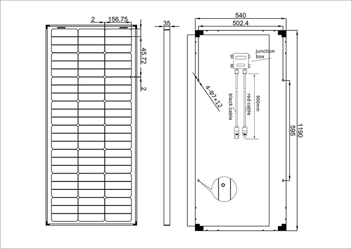 Produktbild Enjoy solar Solarmodul (100 W, 8.80 kg)
