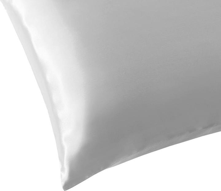 Produktbild Ailoria BEAUTY SLEEP Silk Zipper Pillowcase (80x80) (white) (Duvetbezug, 80x80 cm)