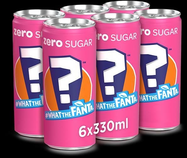 Actual product image Fanta #WhatTheFanta (6 x 33 cl)