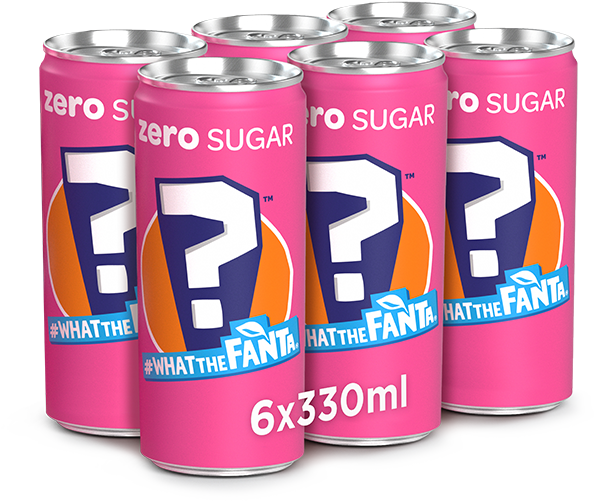 Actual product image Fanta #WhatTheFanta (6 x 33 cl)