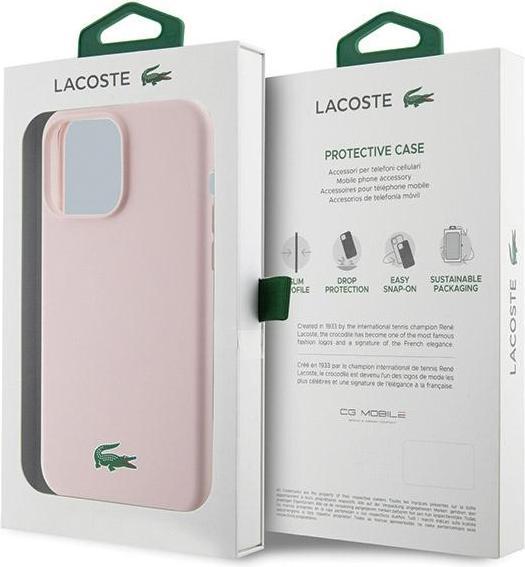 Actual product image Lacoste Magsafe Silicone Croc Logo for iPhone 15 Pro Max (Apple iPhone 15 Pro Max)