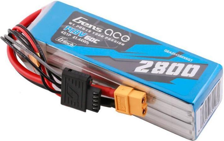 Produktbild Gens Ace G-Tech Soaring 2800mAh 14.8V 60C 4S1P LiPo XT60 (14.80 V, 2800 mAh)
