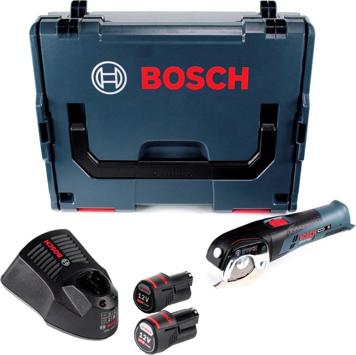 Immagine prodotto Bosch Professional Bosch GUS 12V-300 Professional Cesoia universale a batteria in valigetta L-Boxx + 2x Batterie GBA 12