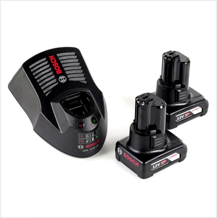 Immagine prodotto Bosch Professional GWS 12V-76 Professional Smerigliatrice angolare a batteria in valigetta L-Boxx + 2x Batterie G (76 mm)