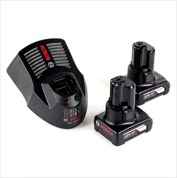 Image du produit Bosch Professional Bosch GWS 12V-76 Professional Meuleuse angulaire sans fil avec boîtier L-Boxx 2x Batteries GBA 6,0 A (76 mm)