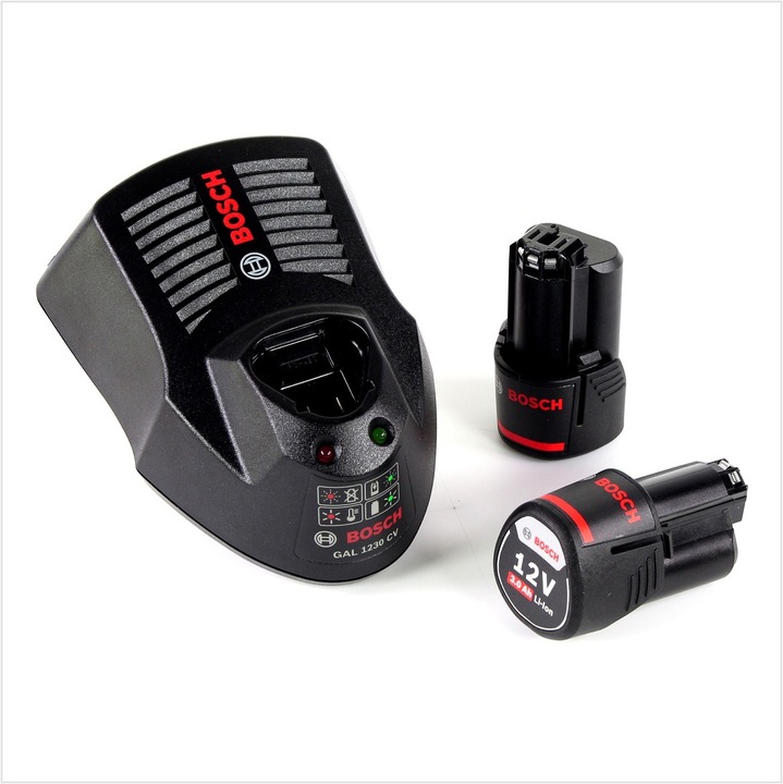 Actual product image Bosch Professional Bosch GSA 12V-14 Li-Ion Professional Cordless Reciprocating Saw + 2x Batteries GBA 12 V 3,0 Ah + 1x