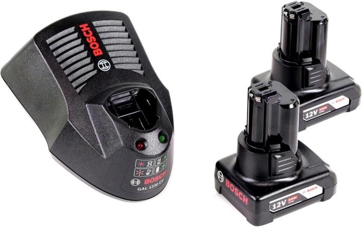 Image du produit Bosch Professional GHO 12V-20 Rabots sans fil Professional + Coffret L-Boxx + 2x Batteries GBA 12 V 6,0 Ah + Char