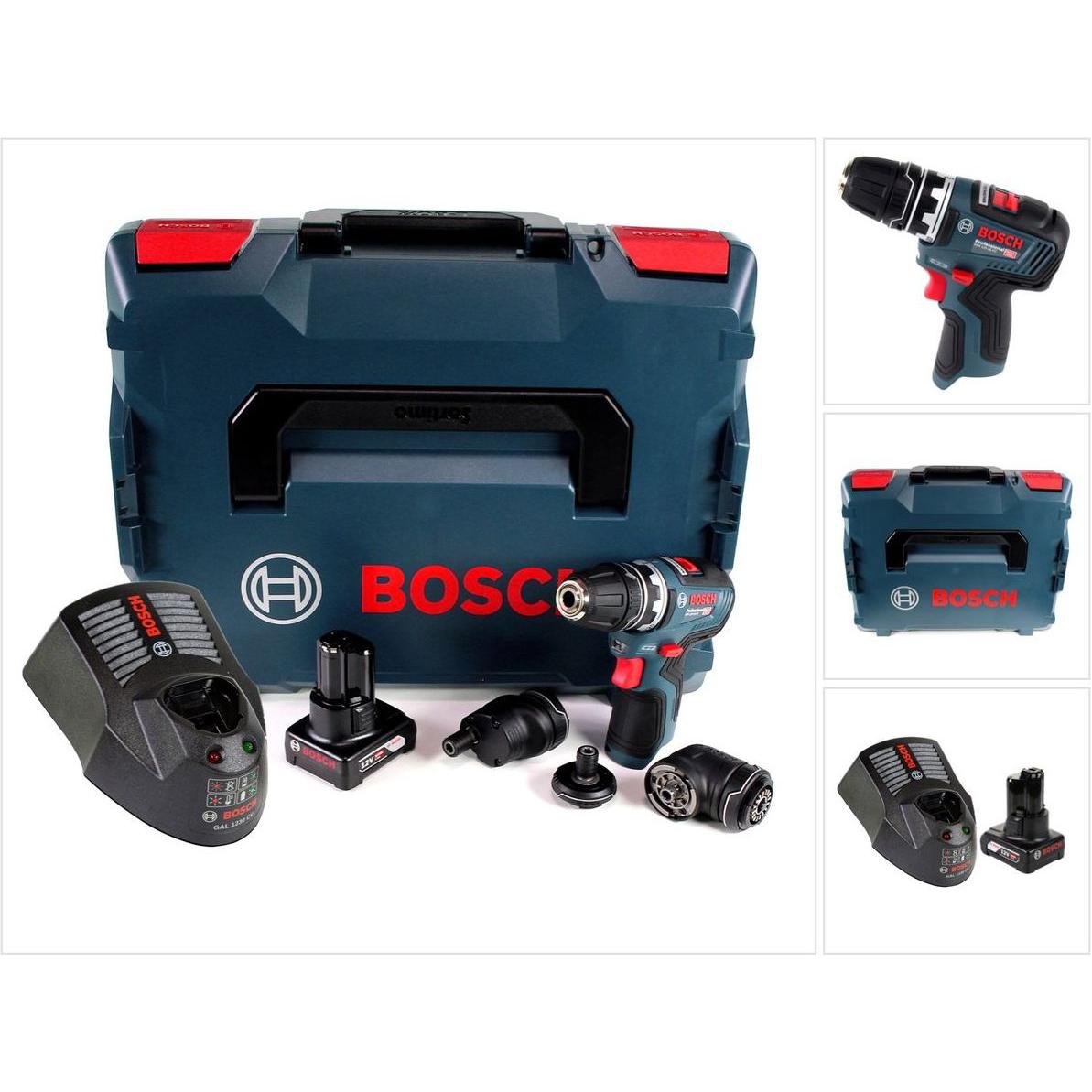 Bosch Professional, Trapano + Avvitatore a batteria, Bosch GSR 12V-35 FC Trapano avvitatore professionale a batteria 12 V 35 Nm Brushless + 1x batteri