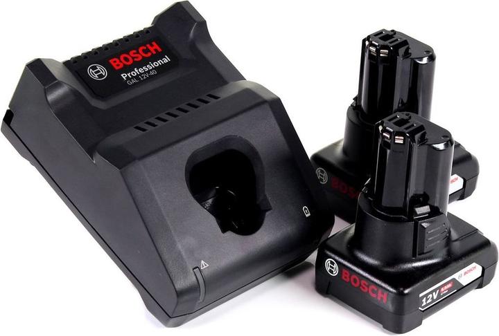 Image du produit Bosch Professional Bosch GAL 12V-40 Professional Chargeur rapide pour batteries 12V ( 1600A019R3 ) + 2x 6,0 Ah (12 V)