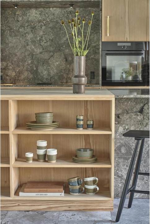 Immagine prodotto Villa Collection Tazza da caffè Evig 350 ml, 2 pezzi, blu/marrone (350 ml, 2 x)