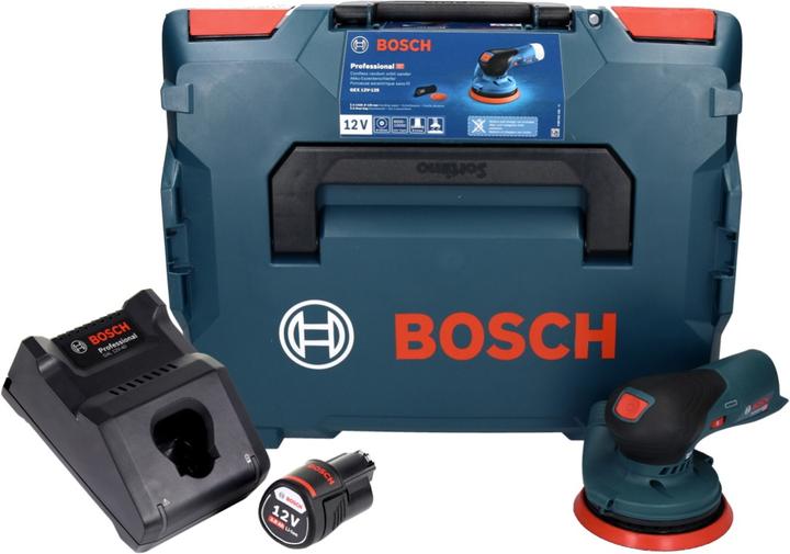 Productafbeelding Bosch Professional Bosch GEX 12V-125 Professionele accu random orbitale schuurmachine 12 V 125 mm Brushless + 1x (Excentrische schuurmachine)