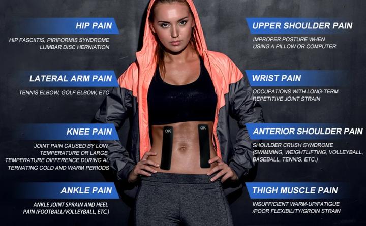 Produktbild OK Tape PRO Kinesiologie Tape, 5cm X 5m Rot (5 m)