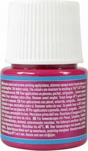 Actual product image Pebeo Setacolor Opaque (Shimmering orient red, 45 ml)