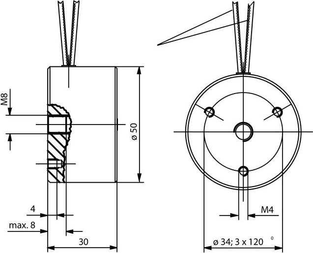 Produktbild Geze Magnet Clamp Type B No 115830Mounting/Plate 115830 (Indoor)