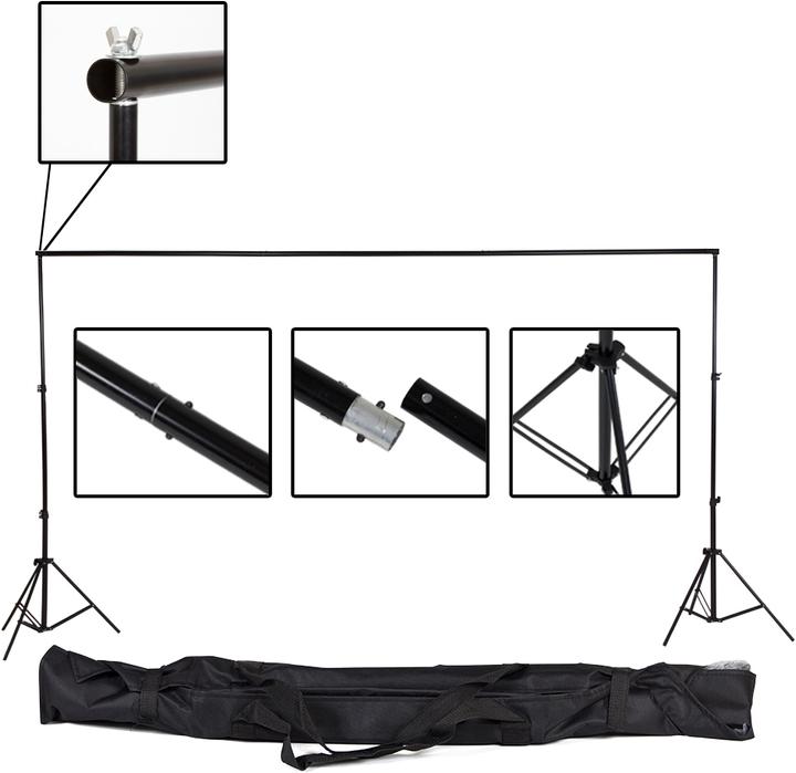 Image du produit tectake Toile de fond (300 cm, 600 cm)