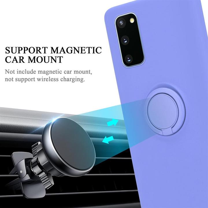 Actual product image Cadorabo TPU Liquid Ring Silicone Case Cover (Samsung Galaxy S20 FE)