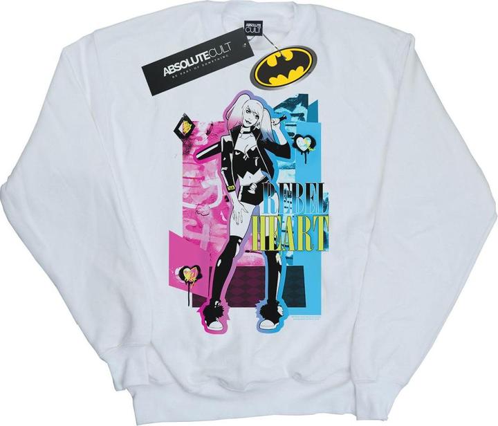 Image du produit Mens Harley Quinn Rebel Heart Cotton Sweatshirt (L)