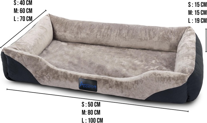 Actual product image Aspero Dog Bed Hanko (Dog)