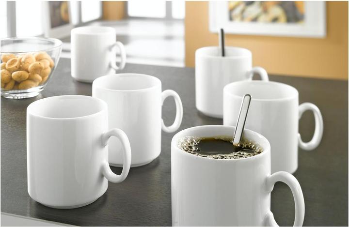 Immagine prodotto Esmeyer Tazza da caffè Diane Capacità: 280 ml Materiale: Porcellana Colore: Bianco (280 ml, 6 x)