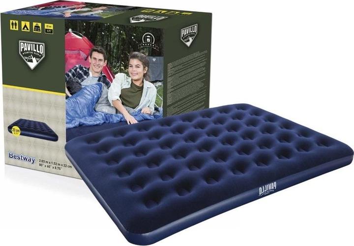 Produktbild Bestway Luftbett Flocked (150 x 200 cm)