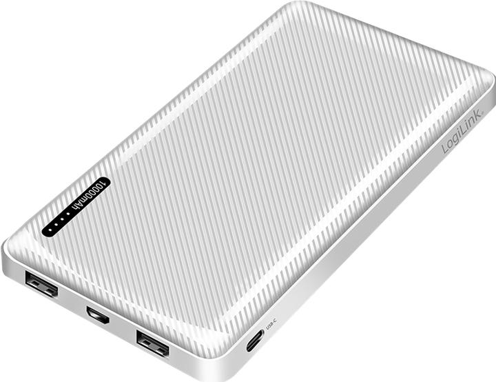 Produktbild LogiLink POWERBANK PA0316, 10.000mAh, 2-fach USB-A Ausgang (10000 mAh, 12 W, 12 Wh)