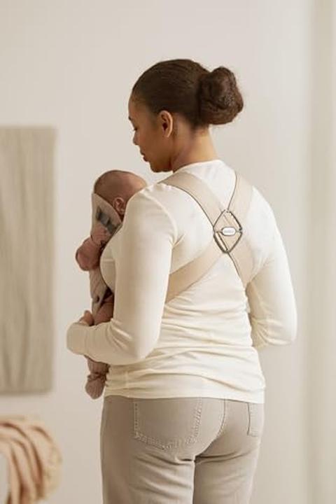Produktbild BabyBjörn Tragesitz Mini, Woven, beige