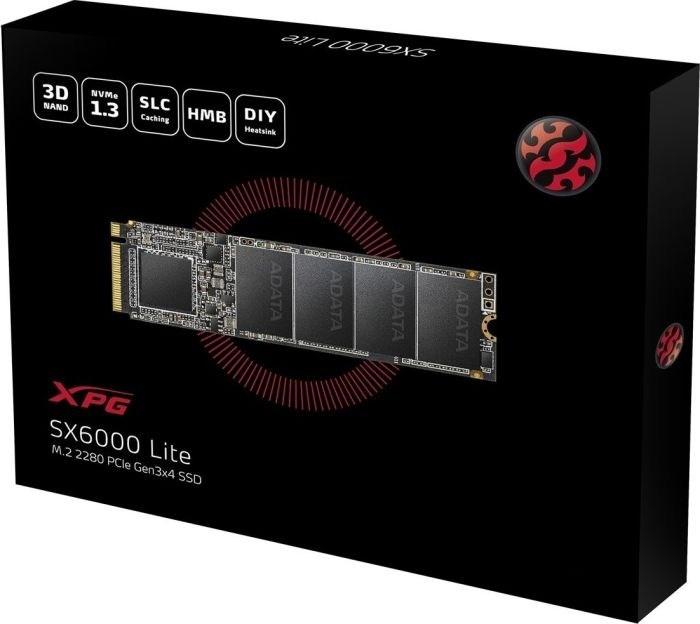 Actual product image Adata XPG SX6000 Lite (512 GB, M.2 2280)