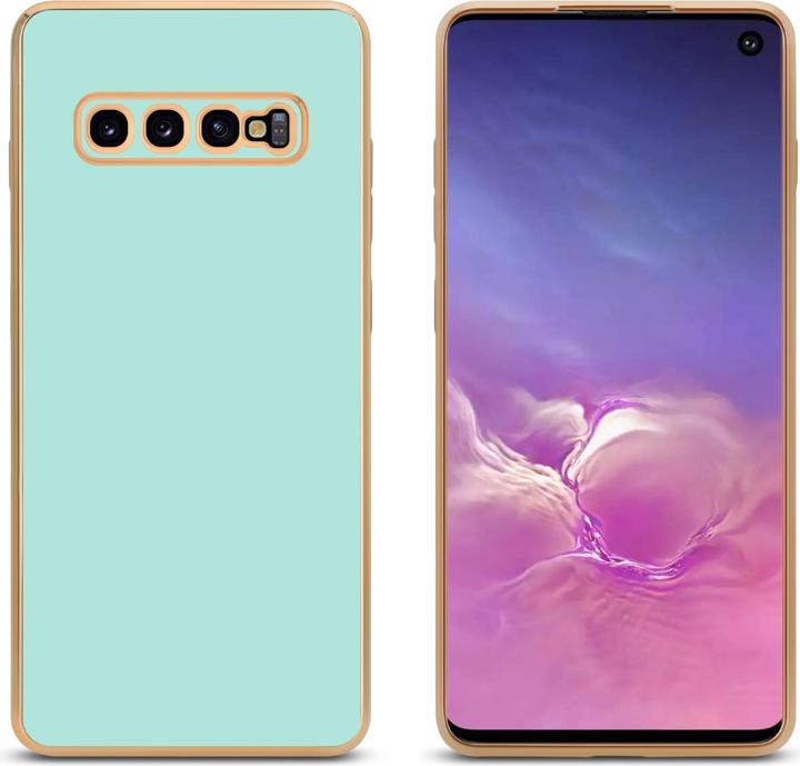 Produktbild Cadorabo Hülle für Samsung Galaxy S10 PLUS im TPU mit Kameraschutz LM130 Style (Samsung Galaxy S10+)