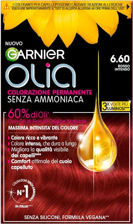 Produktbild Garnier Olia 6.6 Intensive rote Haarfarbe (Rot)