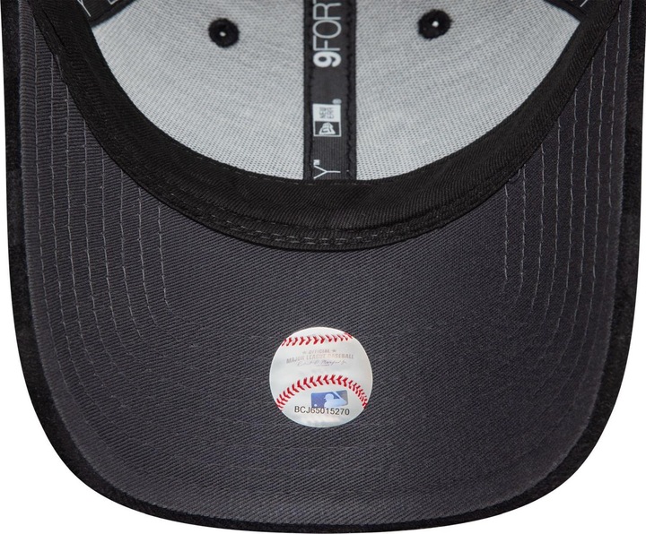 Actual product image New Era 9Forty Strap Cap - Check New York Yankees Schwarz