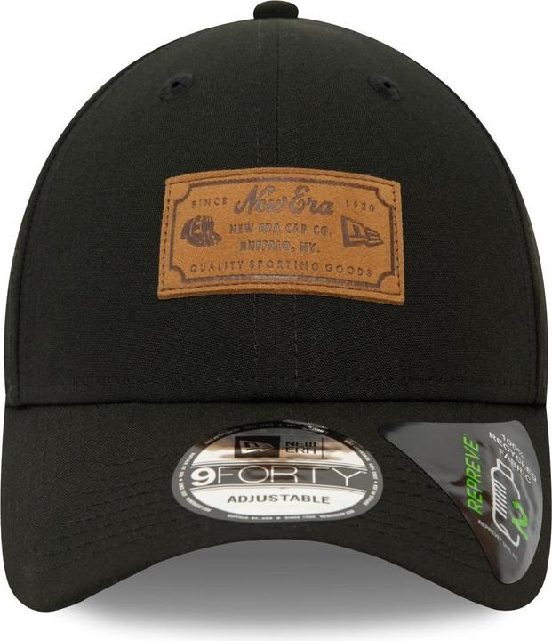 Produktbild New Era 9Forty Adjustable Cap - Heritage Brand Patch Schwarz