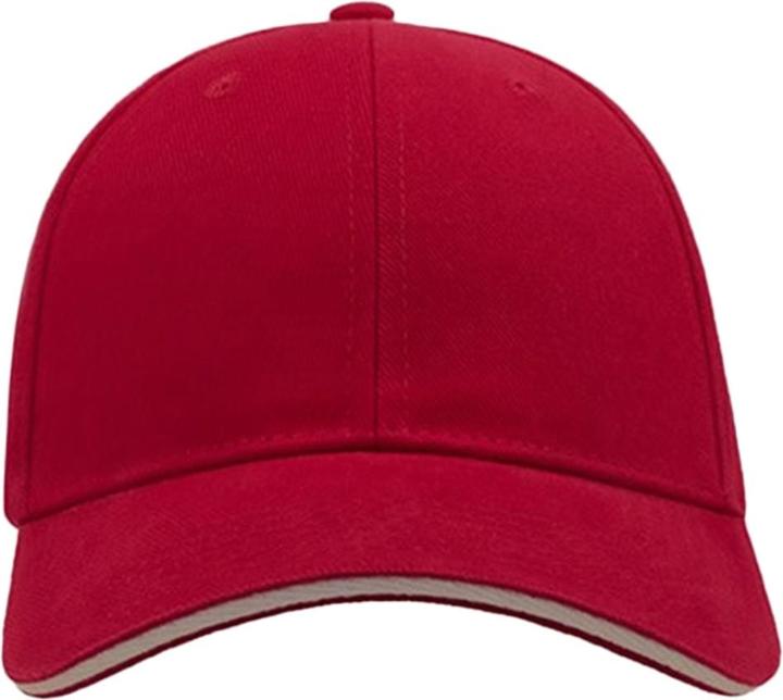 Produktbild Atlantis Liberty Baseballkappe mit 6 Paneelen aus gebürsteter Baumwolle