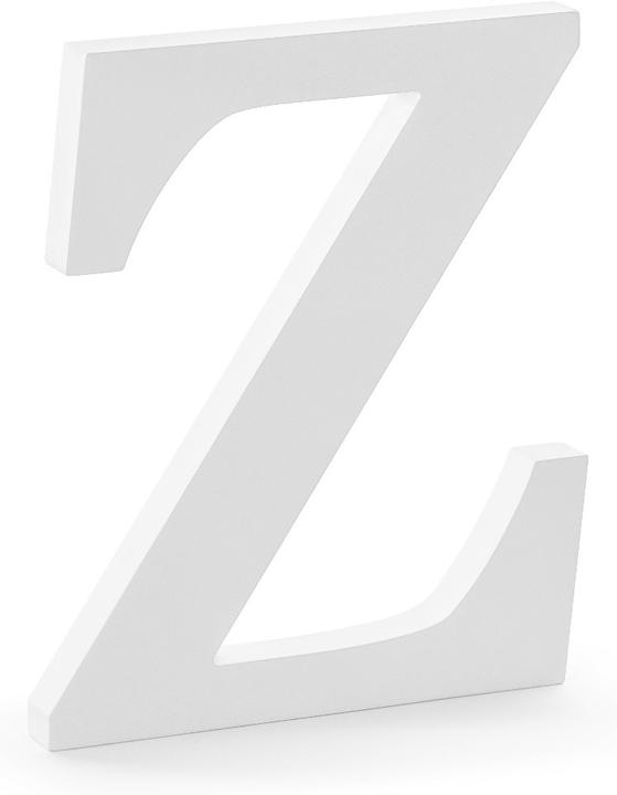 Produktbild Partydeco Holzbuchstabe "Z" weiss