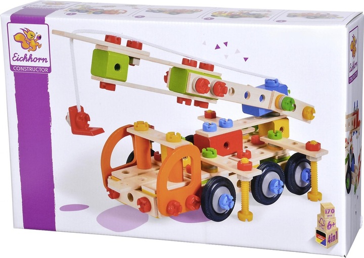 Produktbild Eichhorn Constructor 4 in1 Kraanwagen