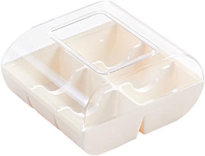 Actual product image Silikomart Box for 6 macarons - White