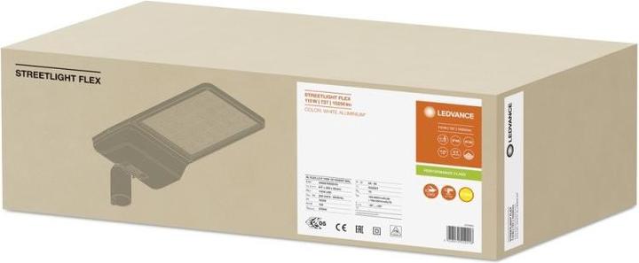 Produktbild Ledvance Streetlight LED Flex Large Strassenleuchate 727 2700K 110W warmweiss 25x145° IP66 (15250 lm, IP66)