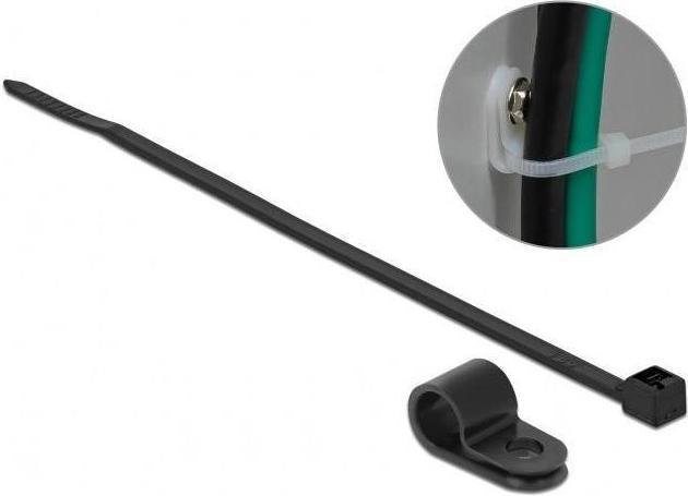 Immagine prodotto Delock Kit di fascette - 20 cm - Nero (200 mm, 10 pz.)