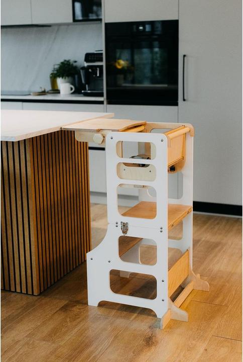 Image du produit Duck Woodworks klappbarer Lernturm und Hochstuhl
