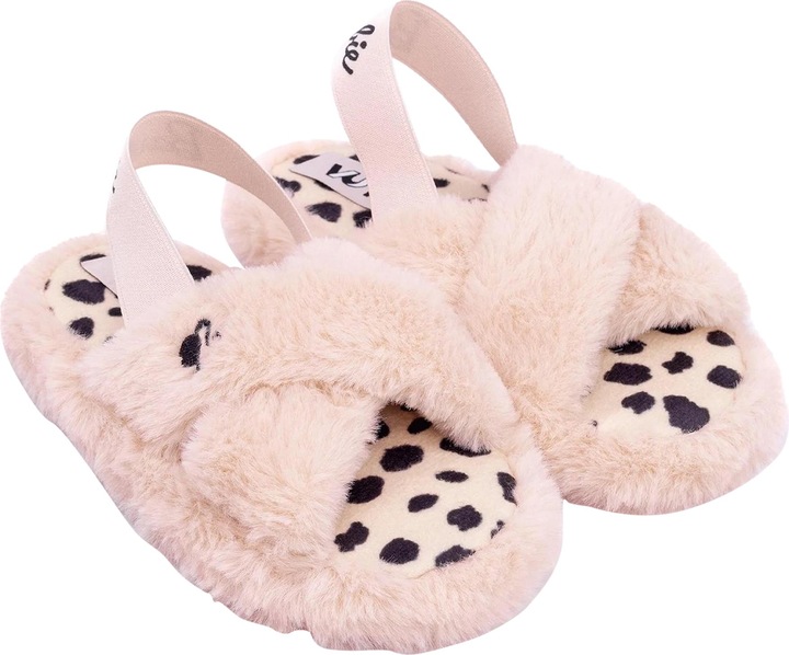 Actual product image Barbie Girls Faux Fur Slip-on Slippers (28)