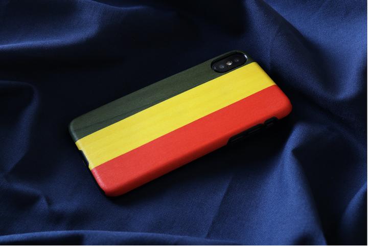Actual product image Man&Wood SmartPhone case iPhone X/XS reggae black (Apple iPhone X, Apple iPhone XS)