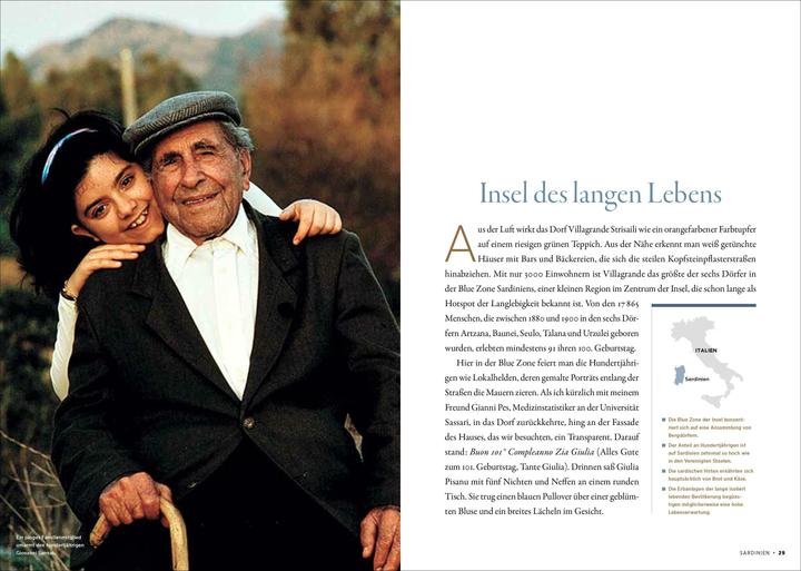 Actual product image National Geographic Das Geheimnis der 100-Jährigen: Entdeckungsreise in die Blue Zones der Welt (German, Dan Buettner, Helmut Ertl, 2023)