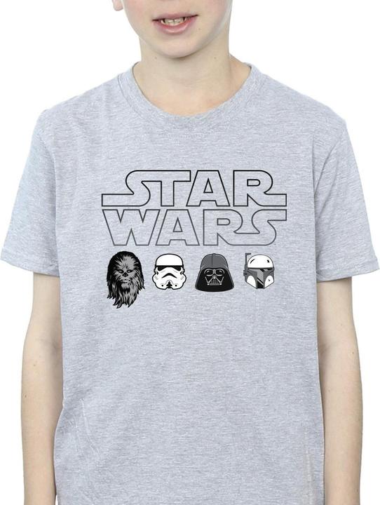 Produktbild Star Wars Character Heads TShirt Jungen (128)