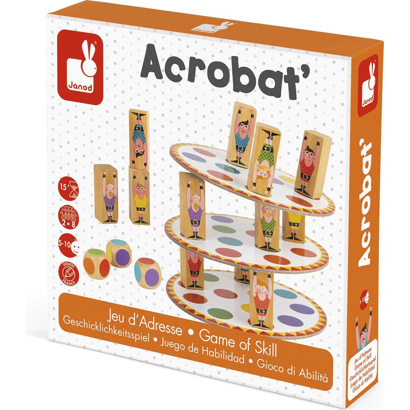 Thumbnail - Janod Geschicklichkeitsspiel Acrobat (Deutsch, Französisch)