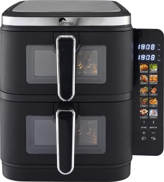 Ohmex Double hot air fryer FRY-5502AIR