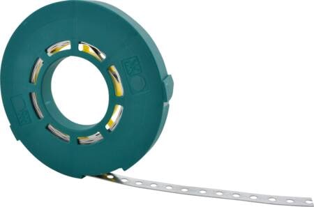 Produktbild Walraven Vorverzinktes Flachlochband 17x0,8mm mit durchgehender Perforation Ø 7mm (ohne Perforation