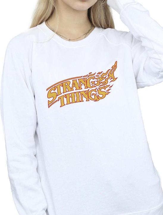 Immagine prodotto Netflix Stranger Things Logo Breaking Felpa Donna (4XL)