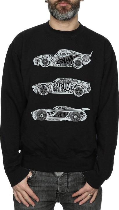 Image du produit Disney - Sweat CARS TEXT RACERS - Homme (XL)